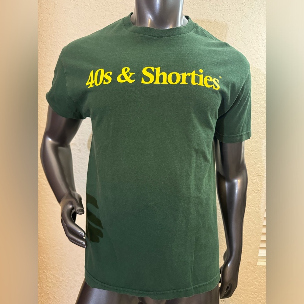 40s & shorties Weathered T-shirt Green men’s Large 100% Cotton